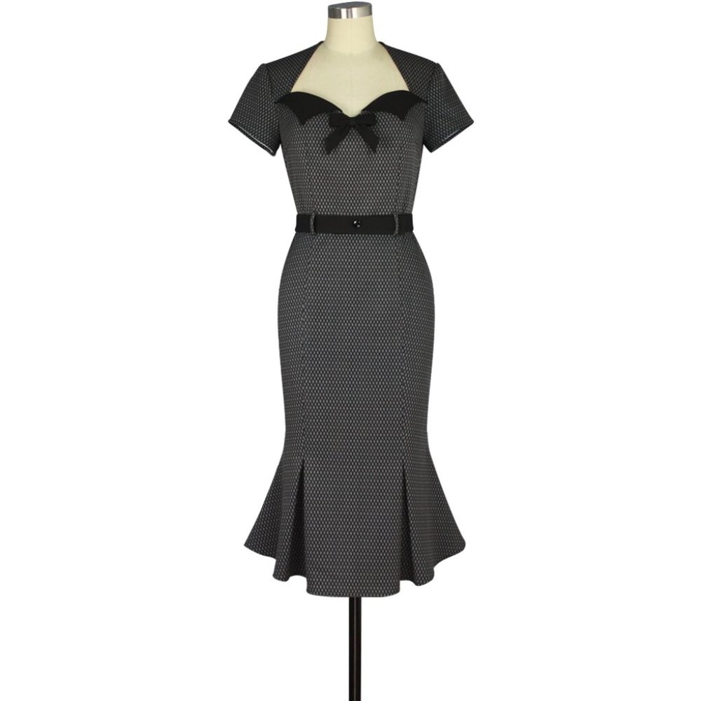 ♥️ Pin Up Fishtail Pencil Plus Size Dress ♥️